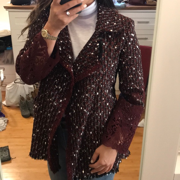 Escada jacket with sequins and lace detail - Picture 3 of 5